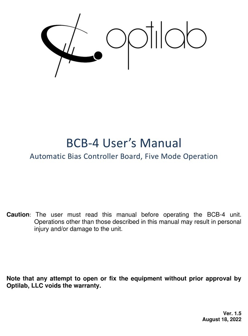 OPTILAB BCB-4 user manual