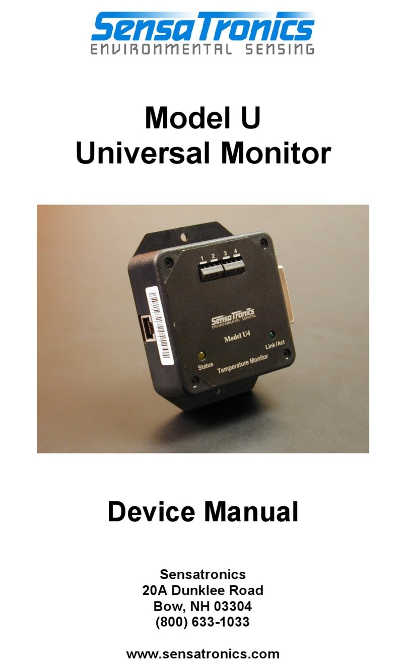 SensaTronics U Application guide
