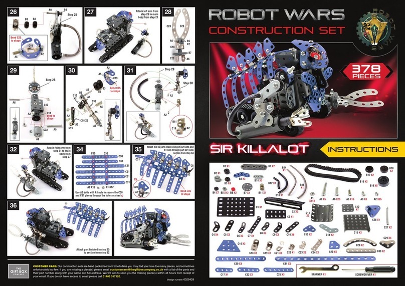 Meccano Robot Wars Sir Killalot User manual