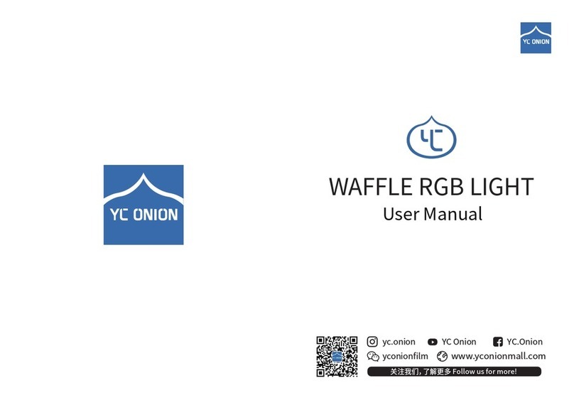 YC ONION WAFFLE RGB Light user manual