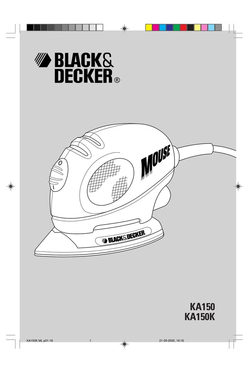 Black & Decker KA150 manual