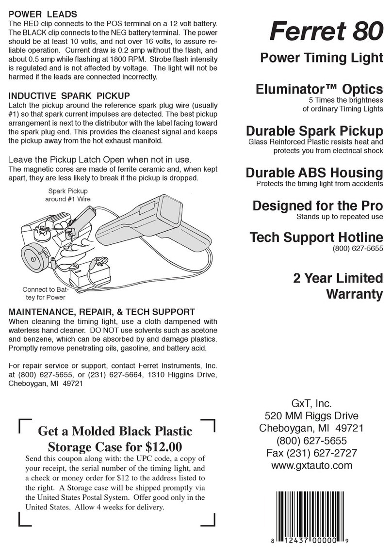 GXT Ferret 80 quick start guide