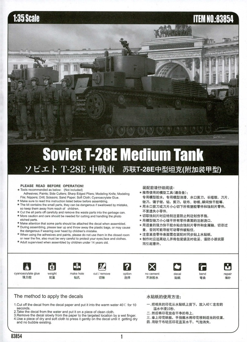 HobbyBoss 83854 User manual