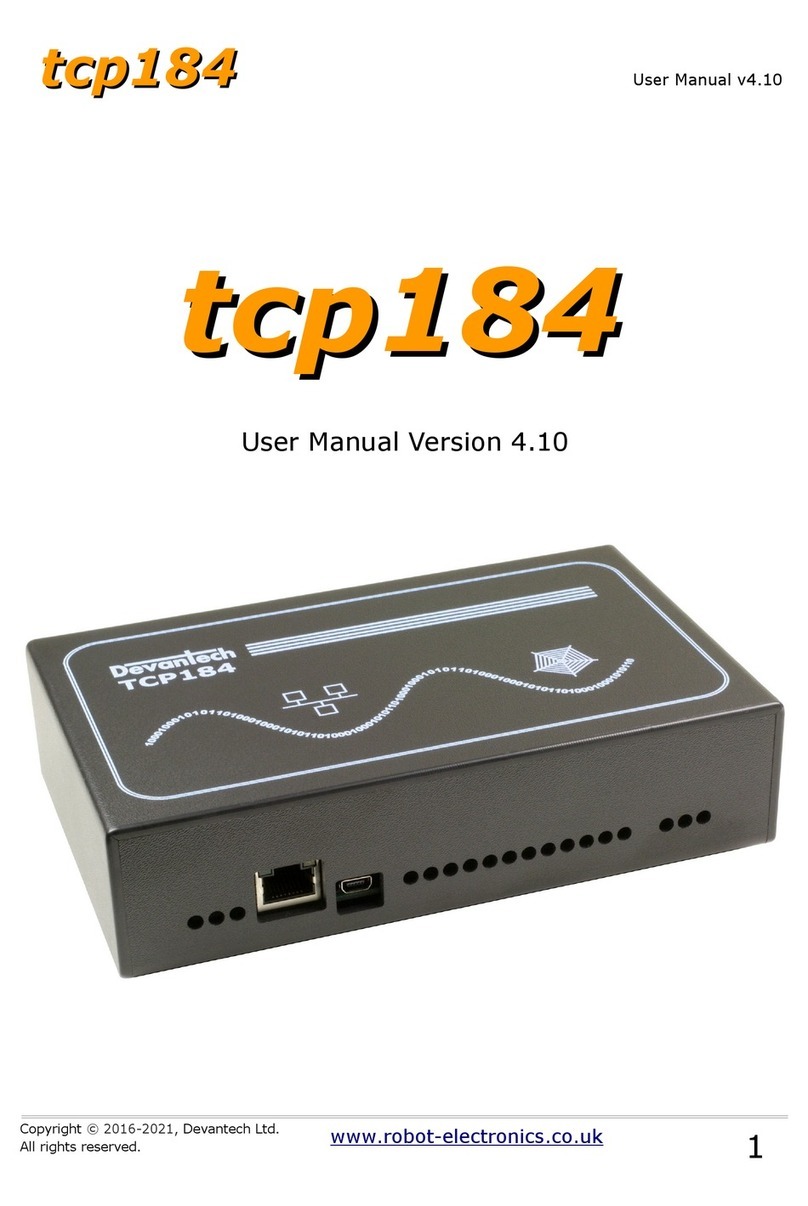 Devantech tcp184 user manual