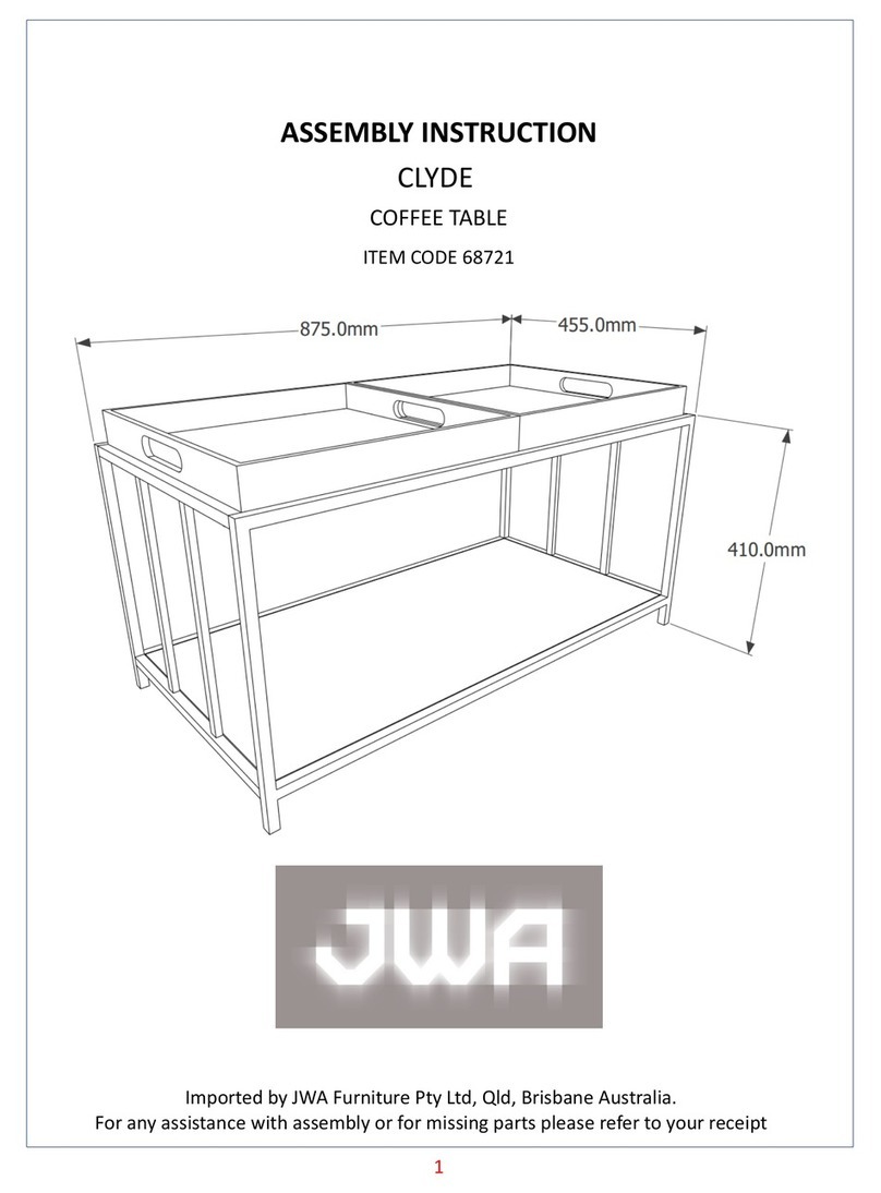 JWA CLYDE 68721 User manual