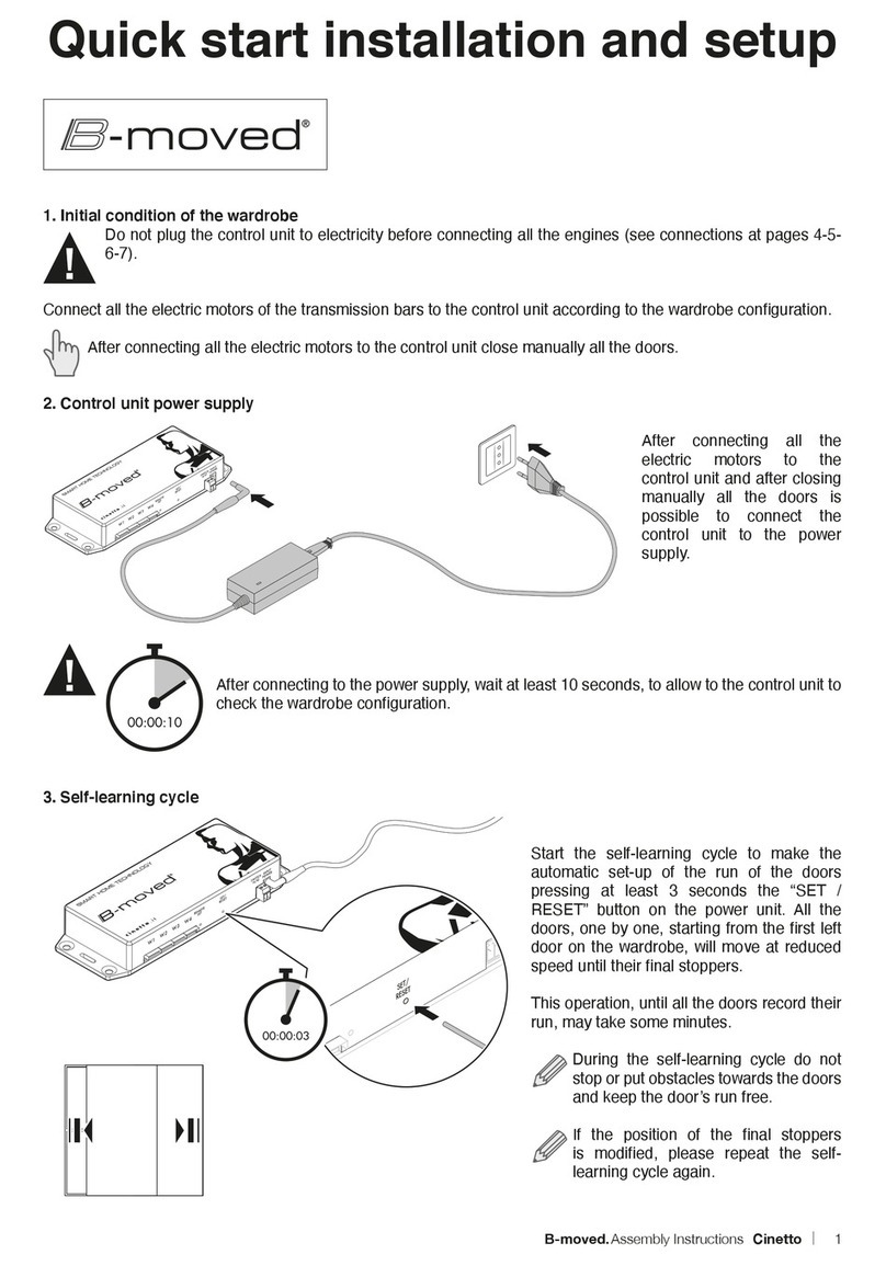 cinetto B-MOVED User manual