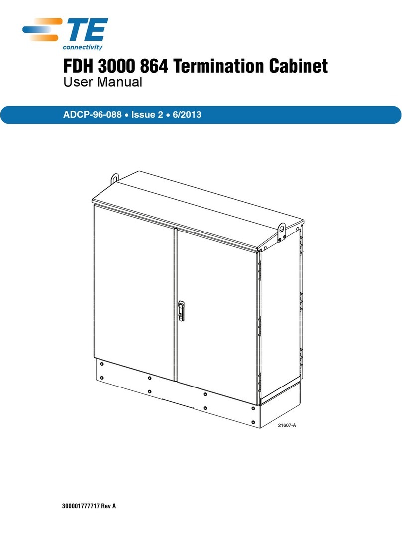 TE Connectivity FDH 3000 864 User manual TE Connectivity FDH 3000 864 User manual