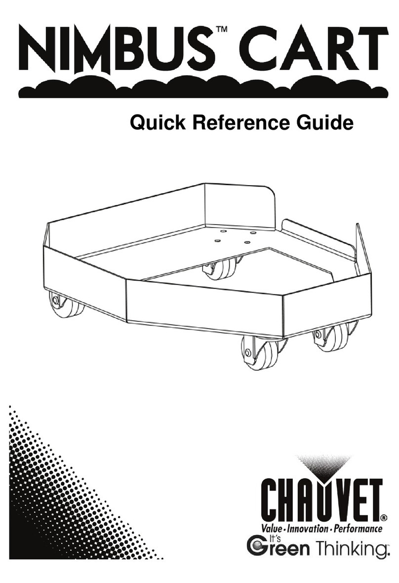 Chauvet NIMBUS CART Quick reference guide Chauvet NIMBUS CART Quick reference guide