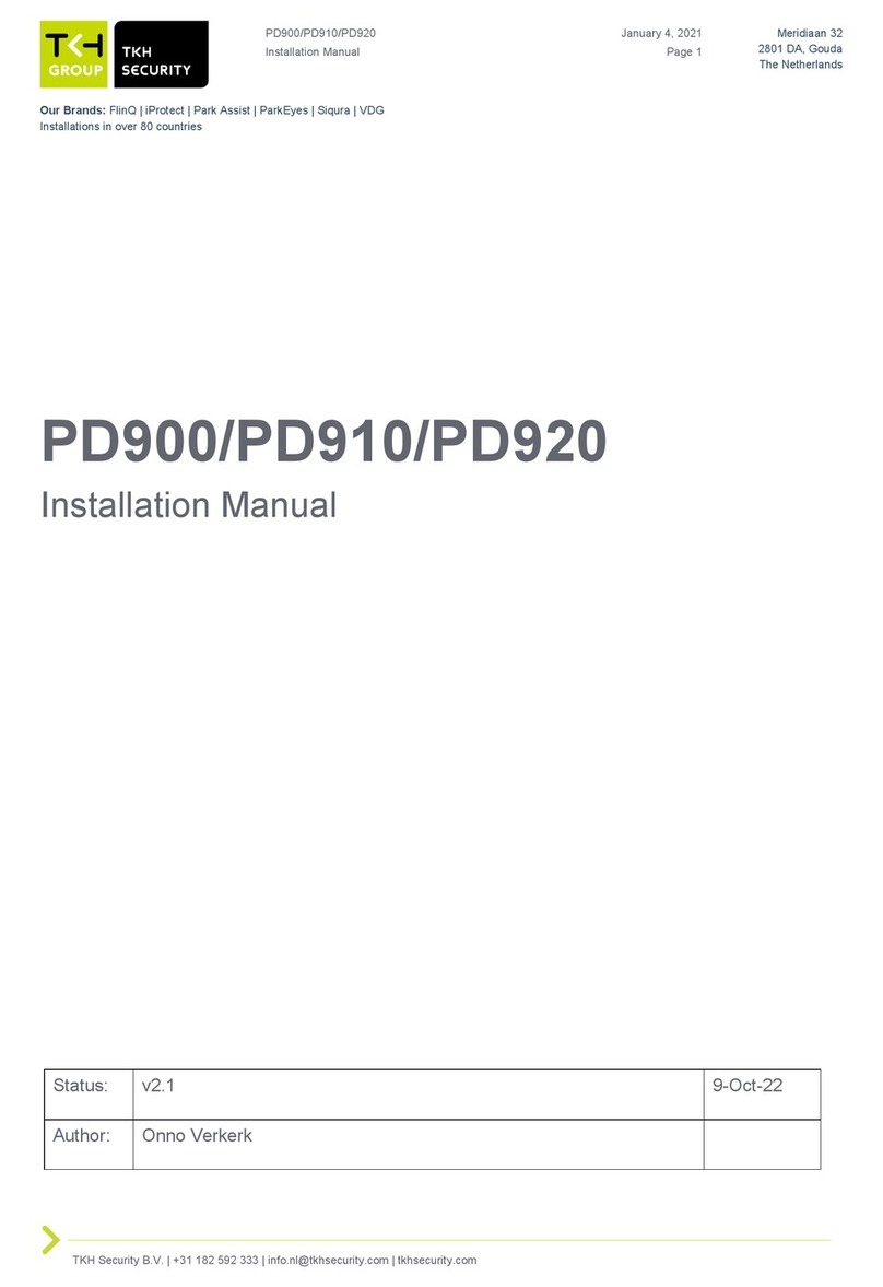 TKH PD900 installation manual