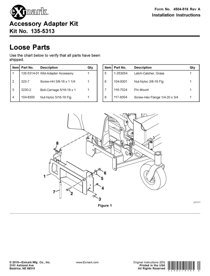 Exmark 135-5313 installation instructions