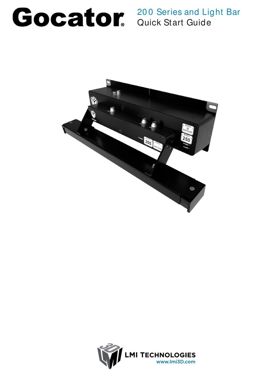 LMI Technologies Gocator 200 Series quick start guide LMI Technologies Gocator 200 Series quick start guide