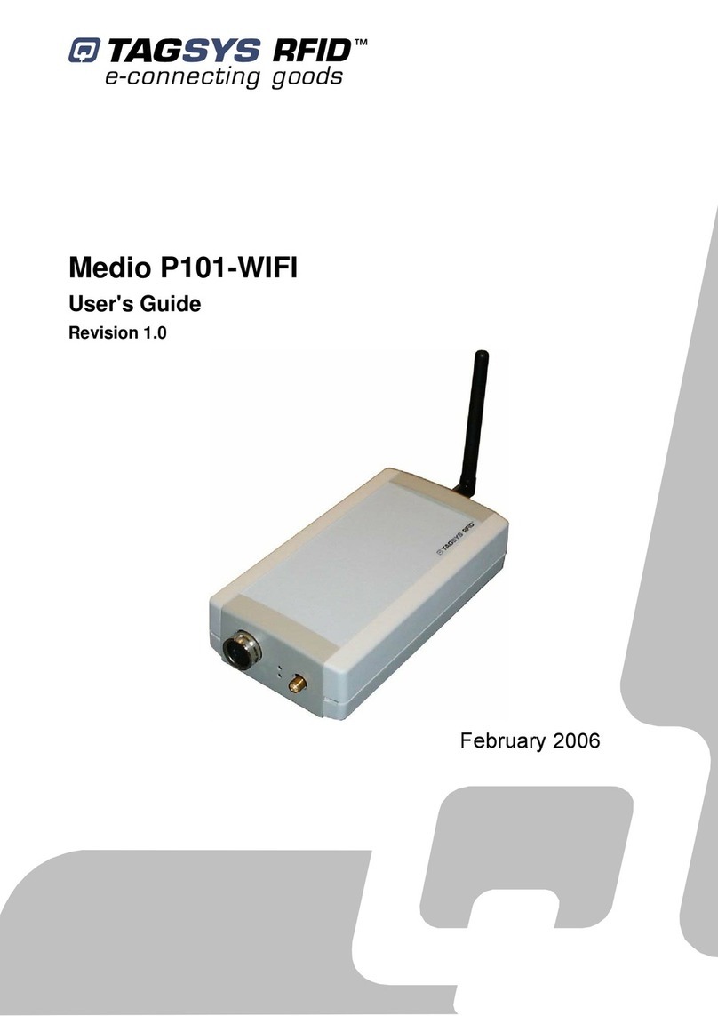 TAGSYS RFID Medio P101-WIFI user guide