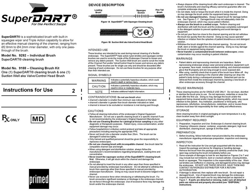 PRIMED SuperDART 9292 Instructions for use