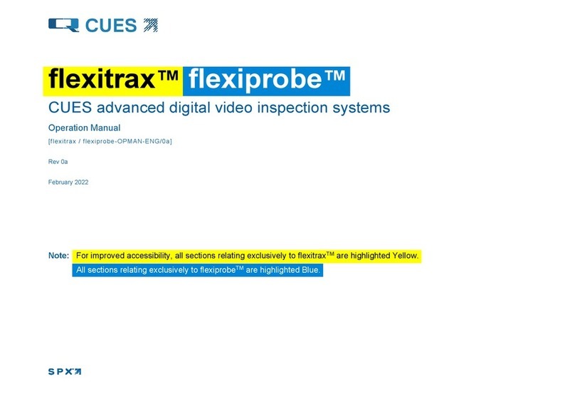 SPX CUES flexitrax Operation manual