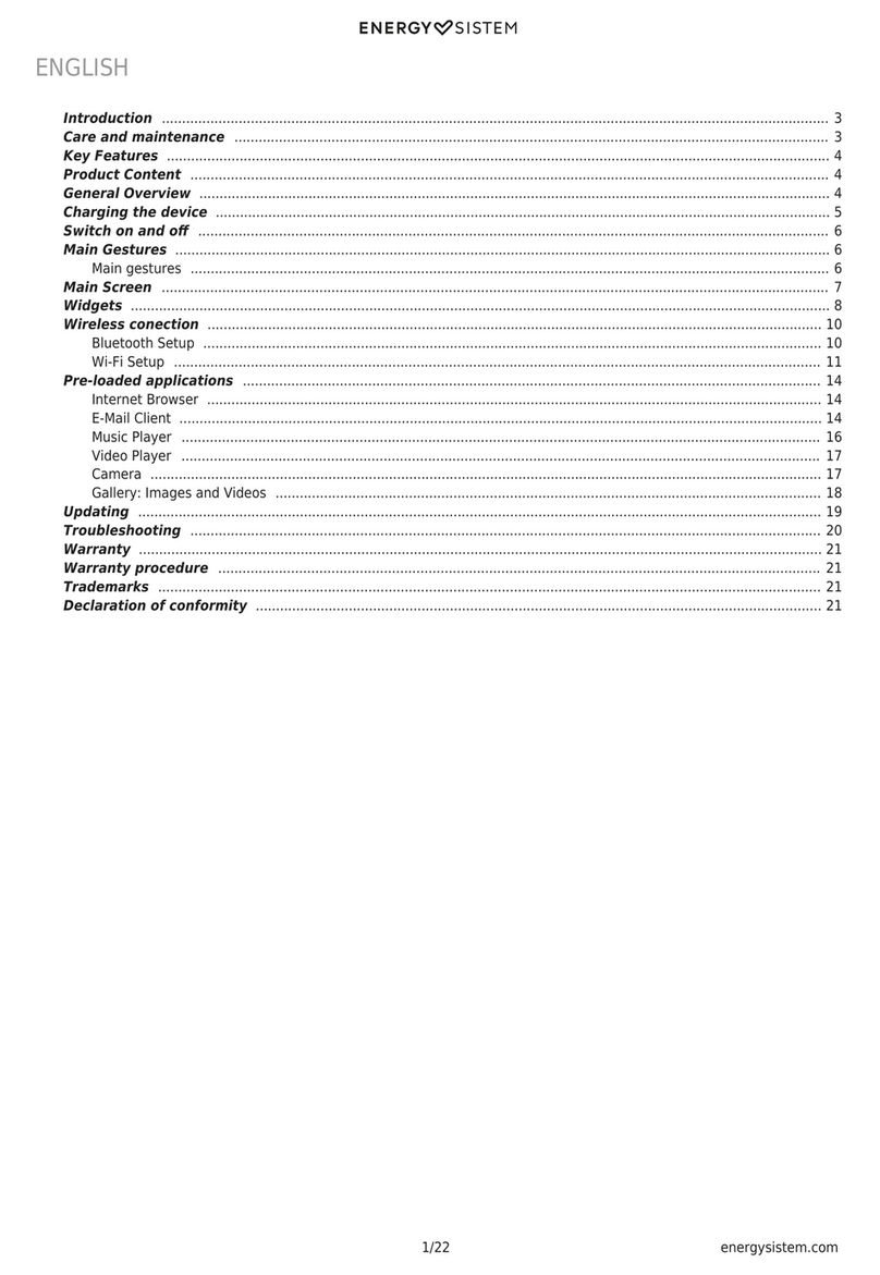 ENERGY SISTEM Energy Phone Neo 2 User manual