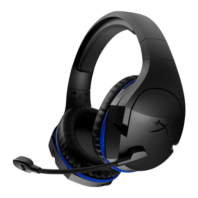 HyperX Cloud Stinger Wireless HX-HSCSW-BK User manual
