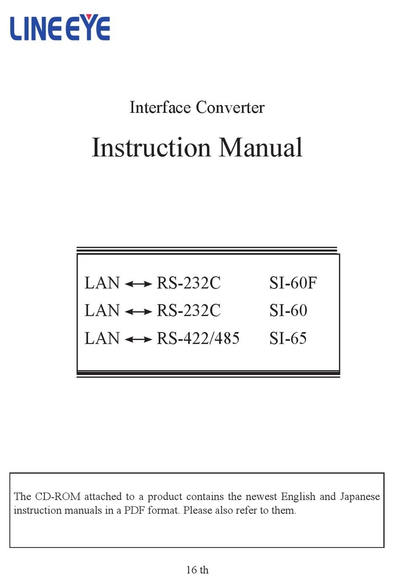 LineEye SI-60F instruction manual