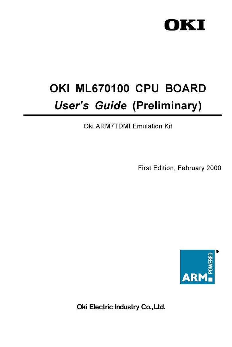 Oki ML670100 User manual