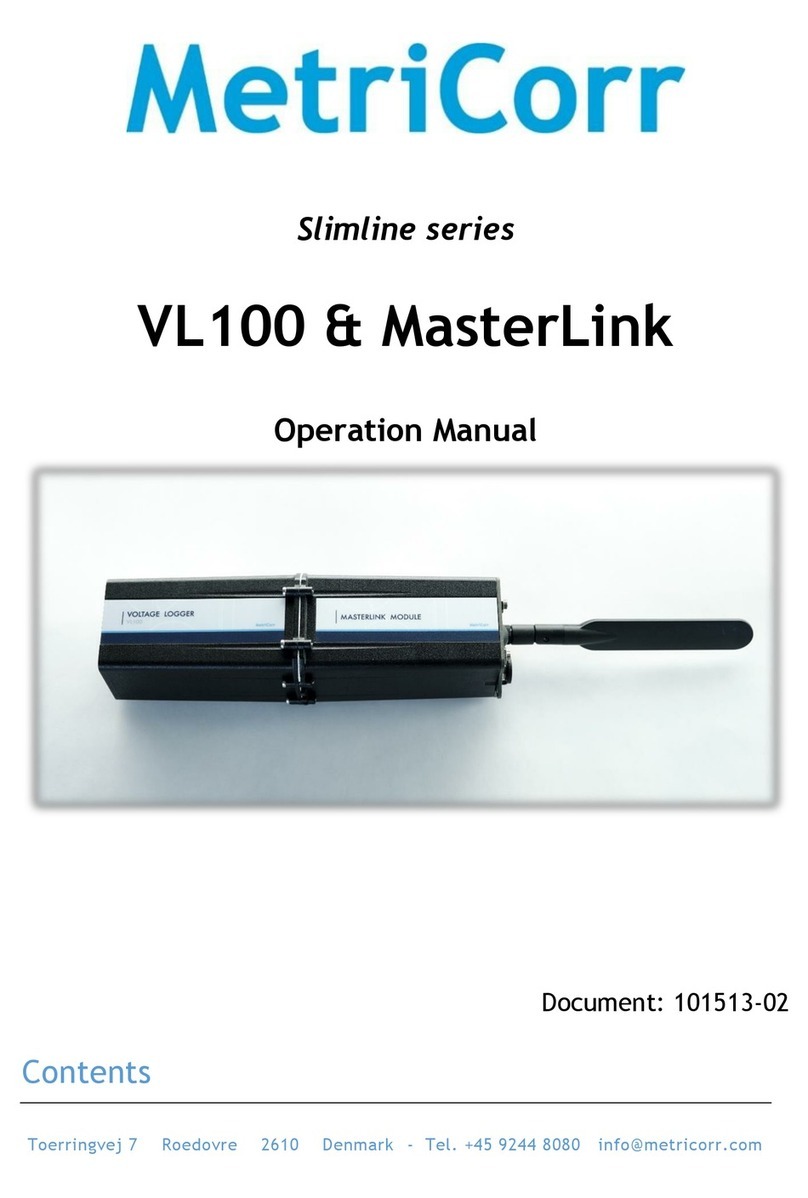 MetriCorr Slimline VL100 User manual