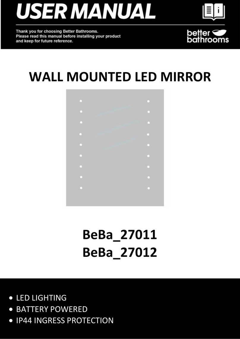 Better Bathrooms BeBa 27011 user manual