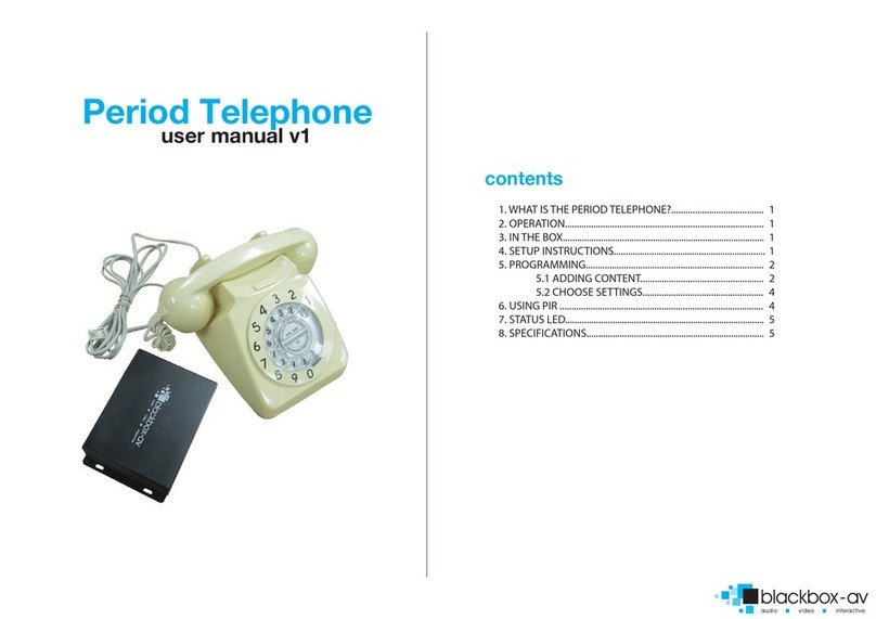 Blackboxav Period Telephone user manual