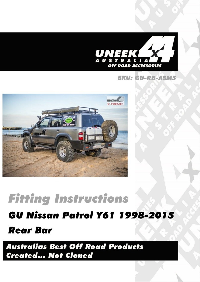 Uneek 4x4 GU-RB-ASM5 Fitting instructions