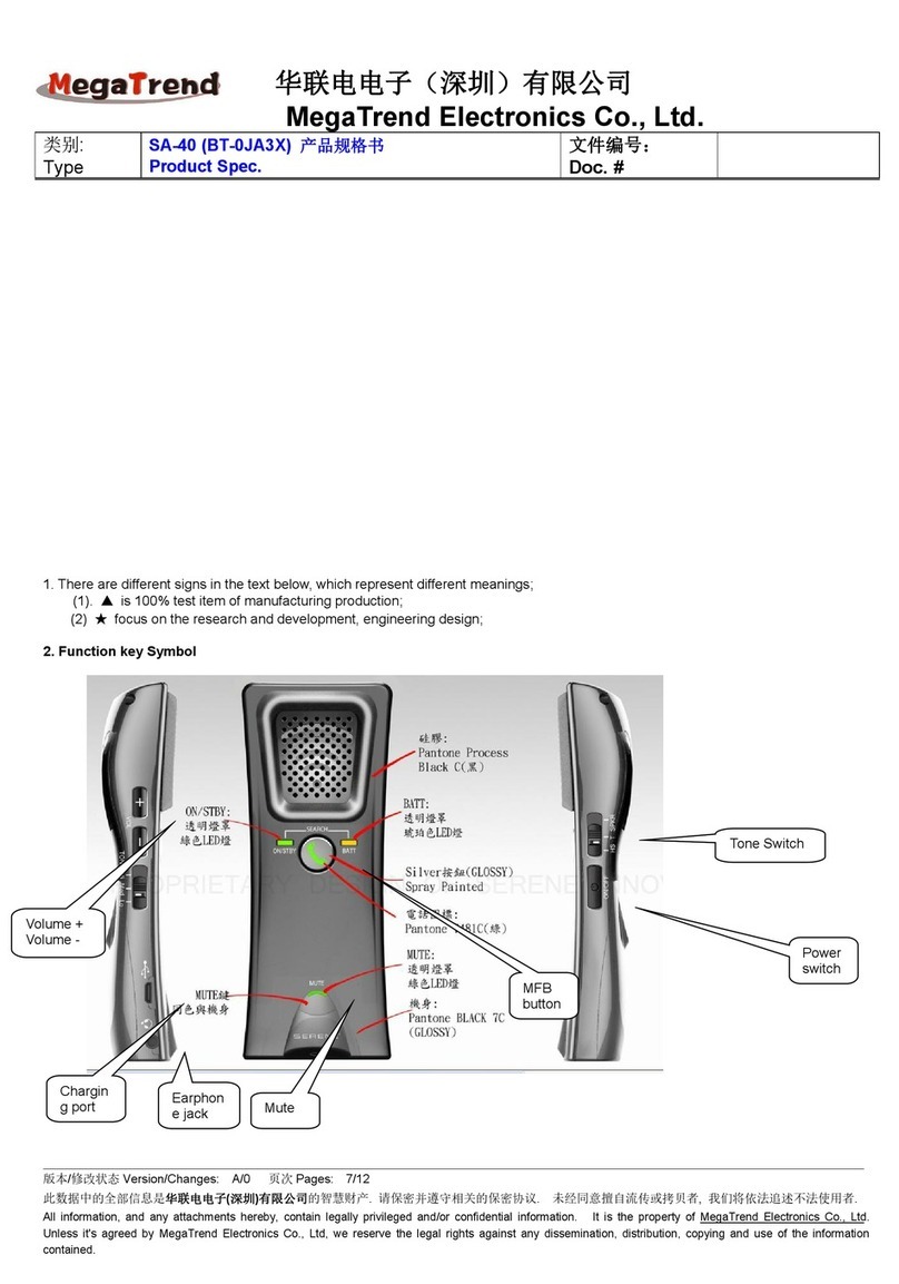 MegaTrend SA-40 quick start guide