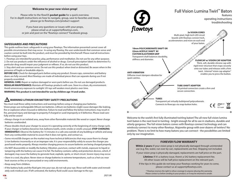 Flowtoys Full Vision Lumina Twirl Baton quick start guide Flowtoys Full Vision Lumina Twirl Baton quick start guide