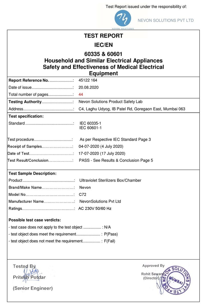 NEVON SOLUTIONS 60335 manual