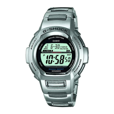 Casio GW-600DA-1V User manual
