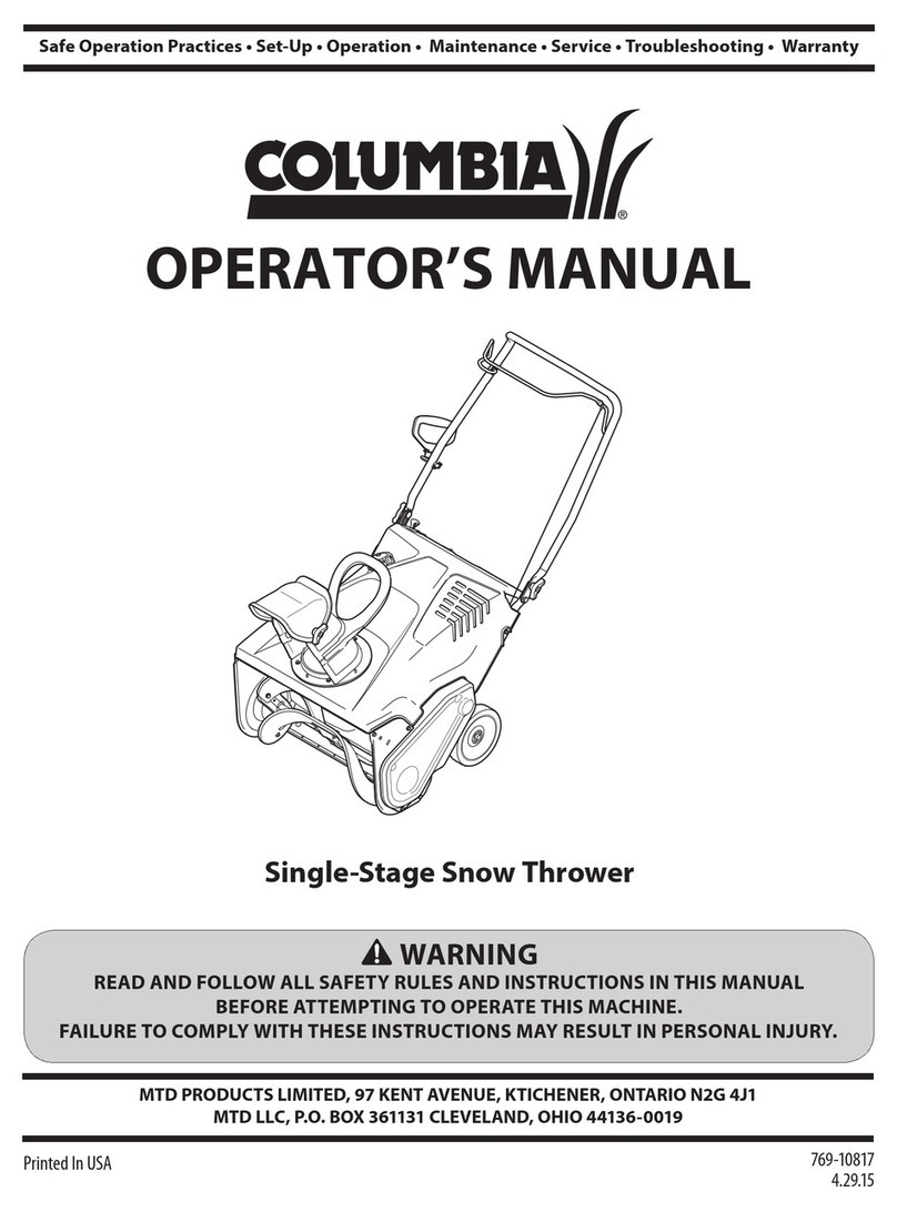 Columbia 31AS2T5E897 Operator's manual