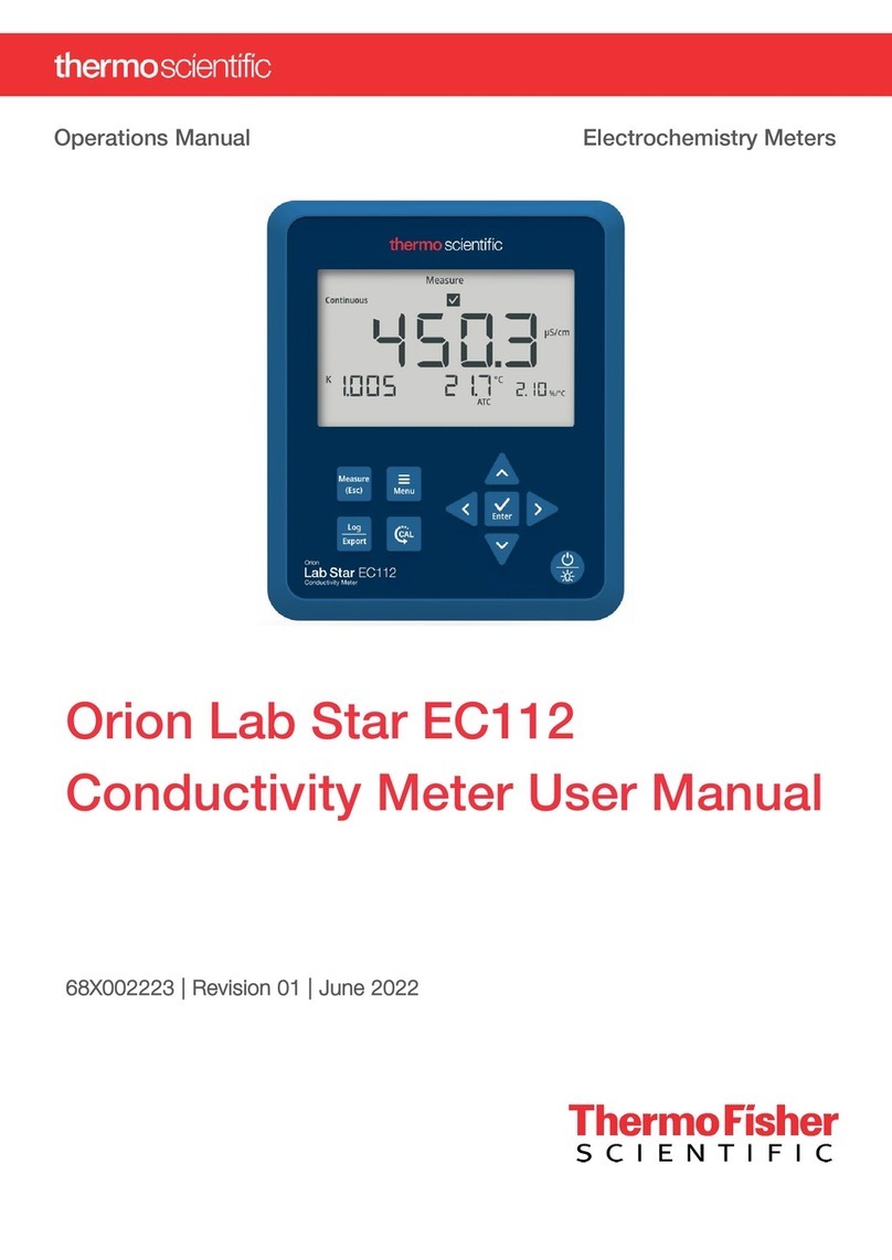 ThermoFisher Scientific Orion Lab Star EC112 Operation manual