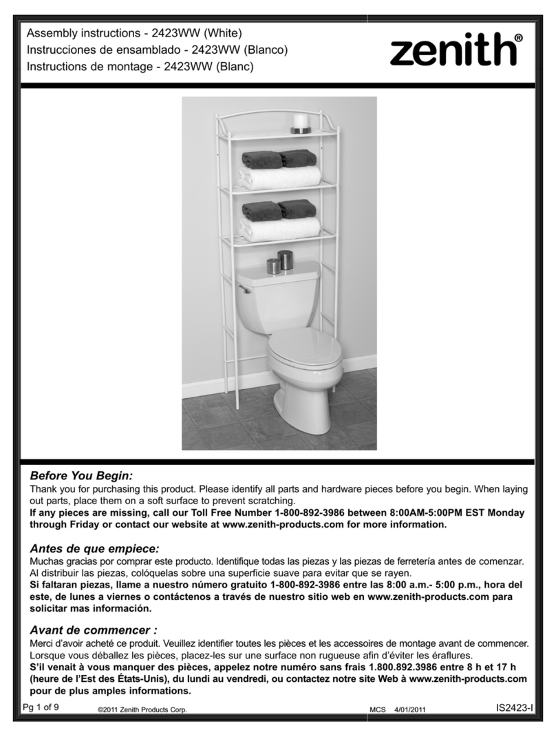 Zenith 2423WW User manual