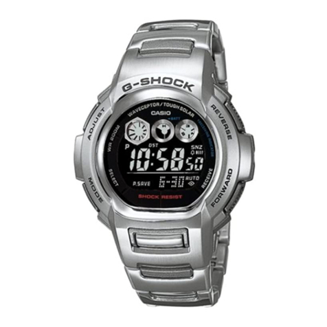 Casio GW-610DA-1V User manual