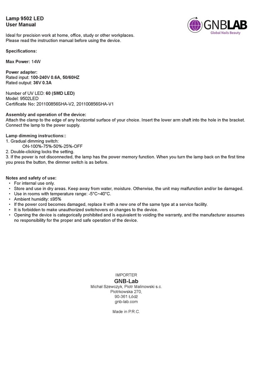 GNBLAB 9502LED user manual