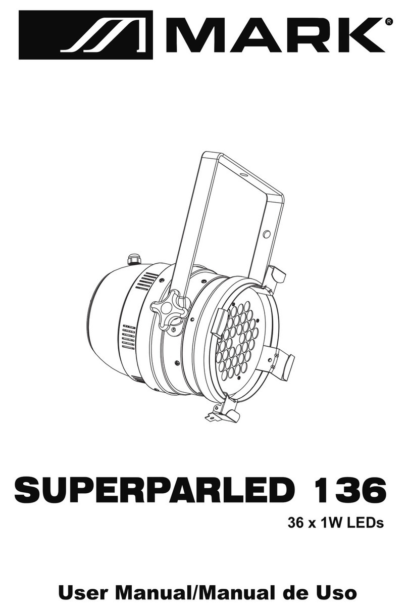 Mark SUPERPARLED 136 User manual
