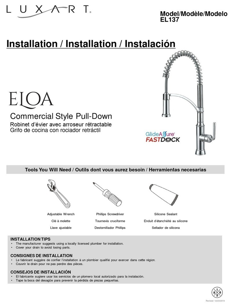 Luxart Eloa EL137 User manual