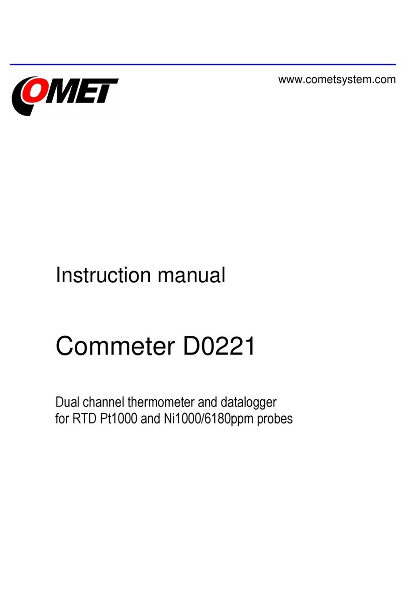 Comet Commeter D0221 User manual