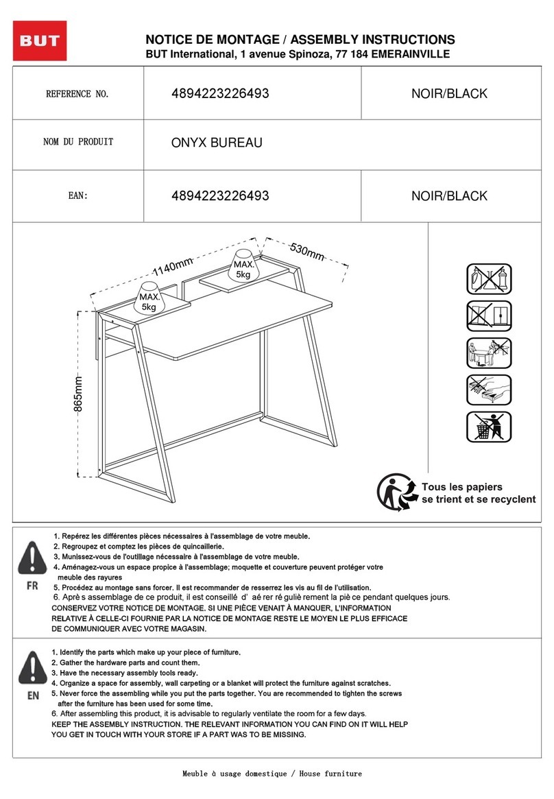 BUT ONYX 4894223226493 Assembly instructions