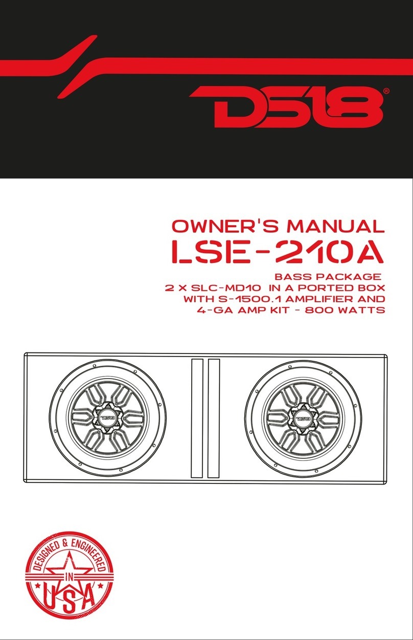 DS18 LSE-210A owner's manual