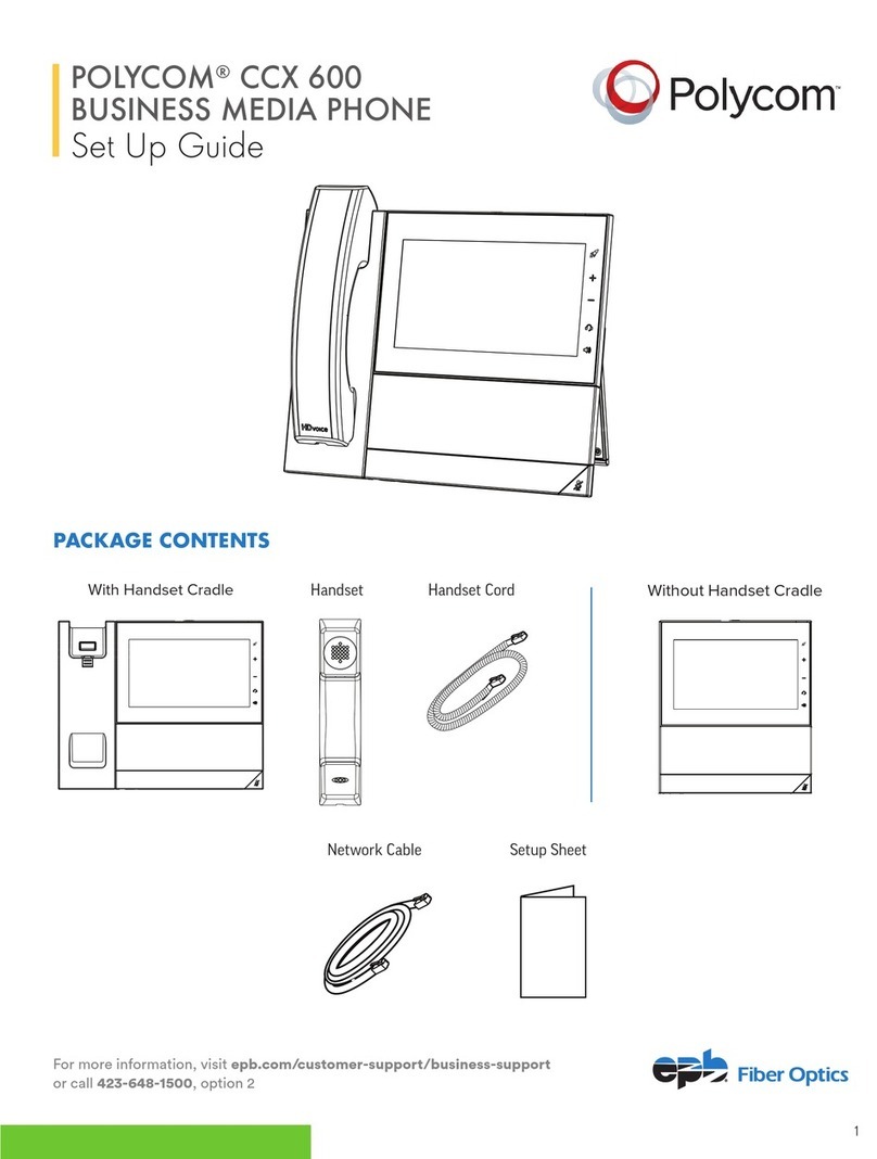 Polycom CCX 600 User manual