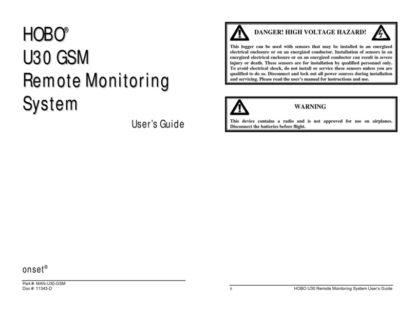 Onset HOBO U30 GSM User manual