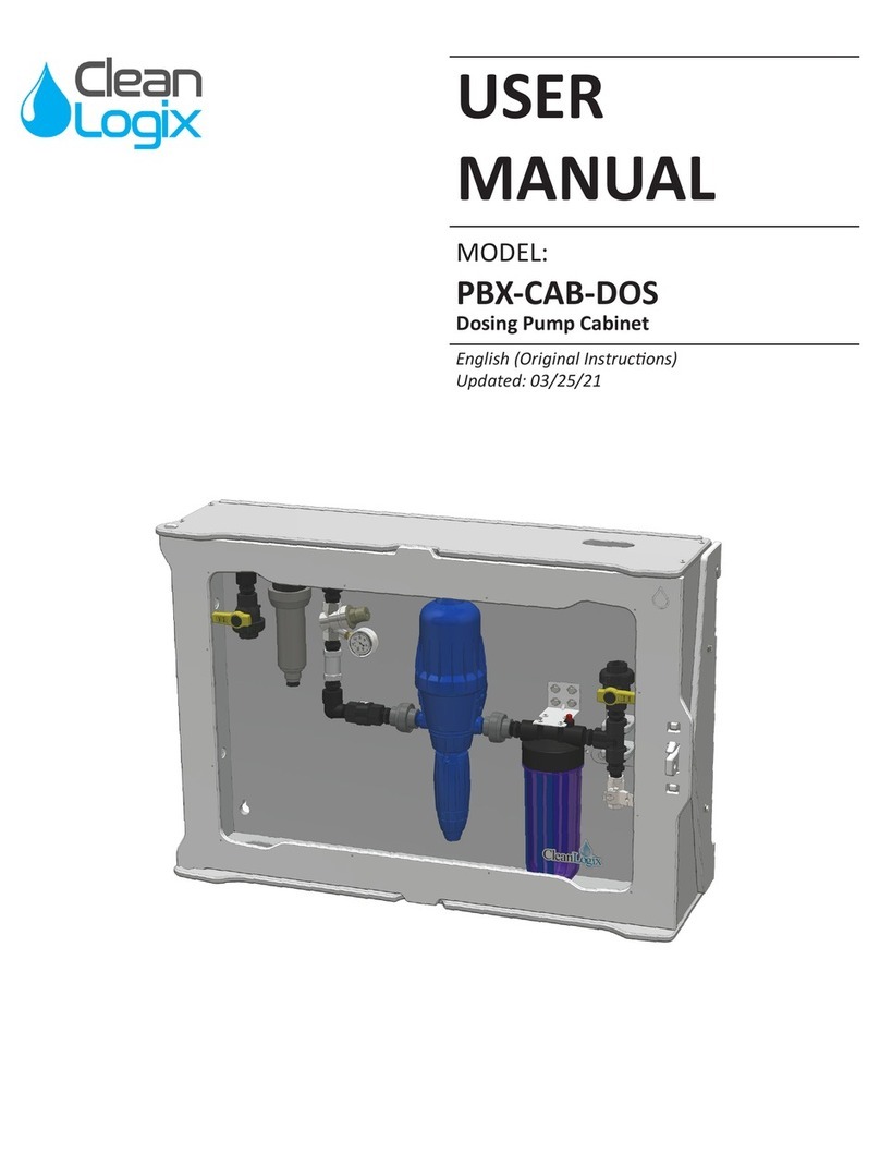 Clean Logix PBX-CAB-DOS user manual