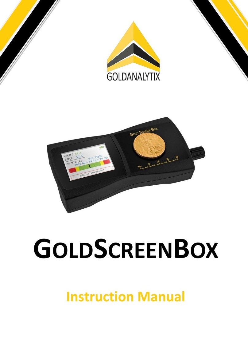 Goldanalytix GoldScreenBox instruction manual