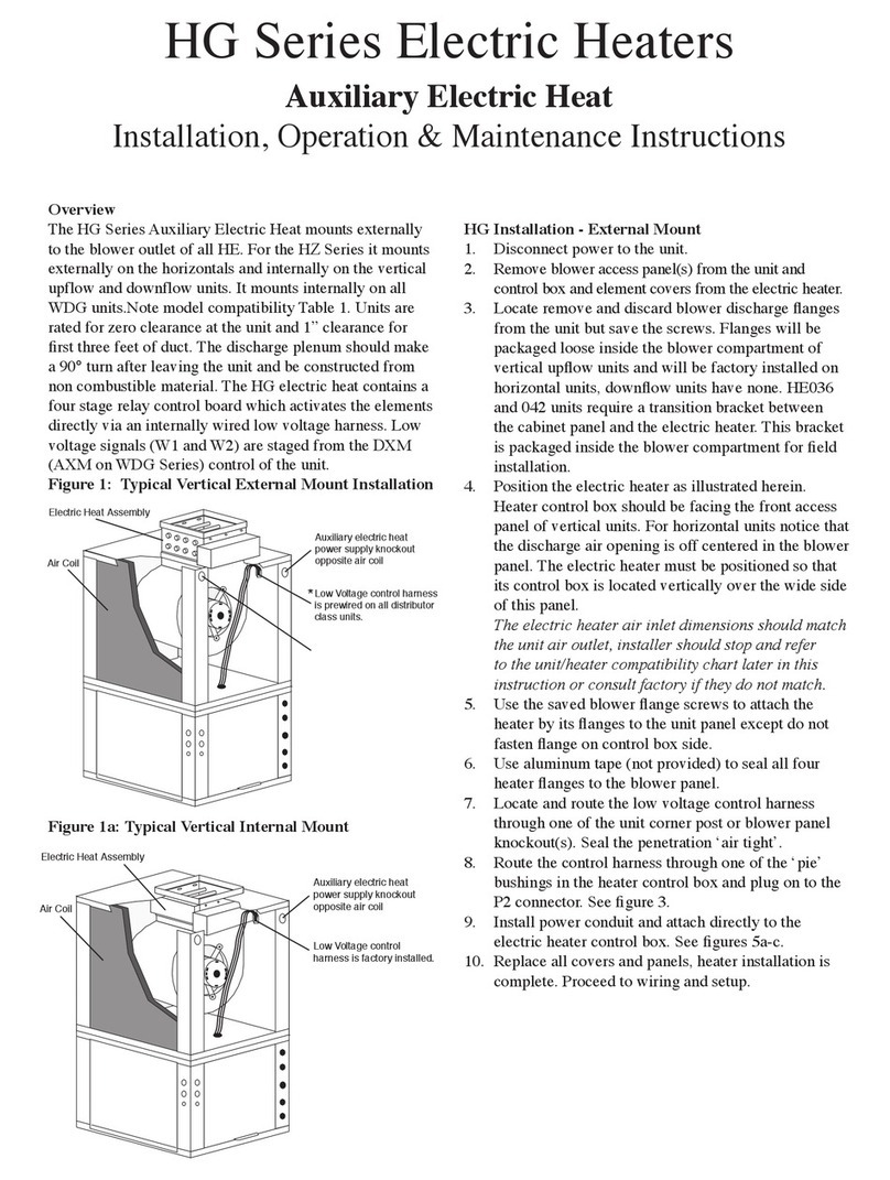 Mars Comfort-Aire Century HG Series Guide