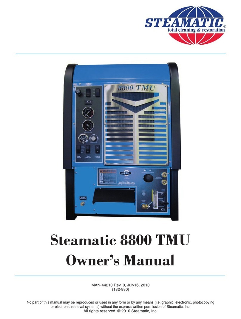 HydraMaster Steamatic 8800 TMU owner's manual