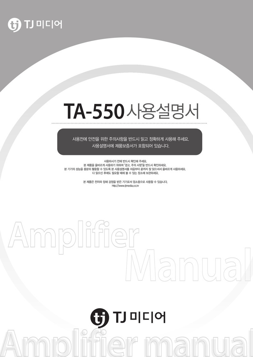 TJ Media TA-550 User manual