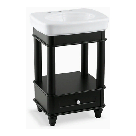 Kohler Bancroft 2461-F2 Assembly instructions