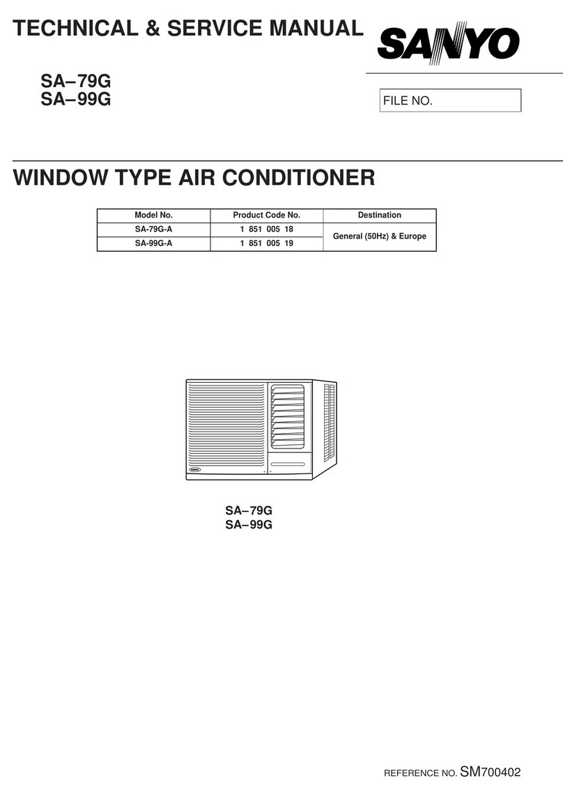 Sanyo SA-79G Operating manual