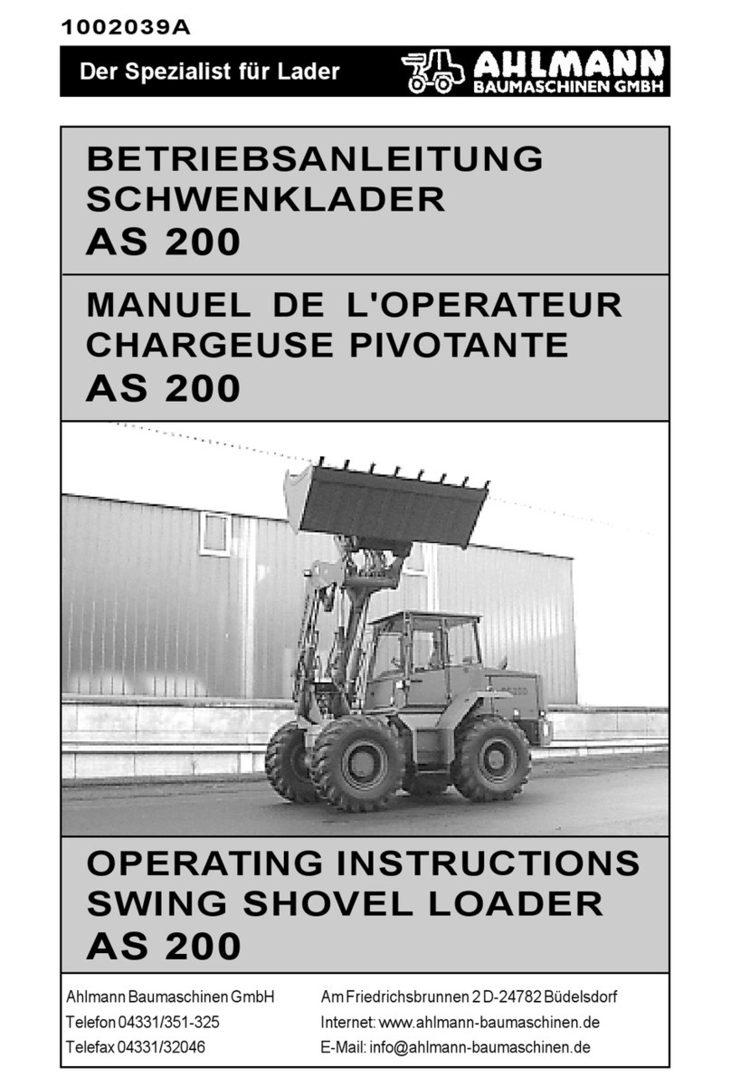 ahlmann AS 200 operating instructions